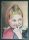 Olvashatatlan jelzéssel: Kislány portréja, pasztell, papír, 1950. 57,5×41,5 cm
