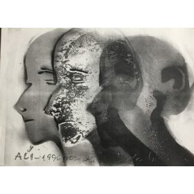   Csorba Simon László (1943-): Ali, 1996. Fénymásolat (xerox), papír. 41,5x29,5 cm