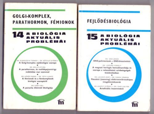 A biológia aktuális problémái 14. és 15. (Két mű) - Dr. Csaba György (szerk.)