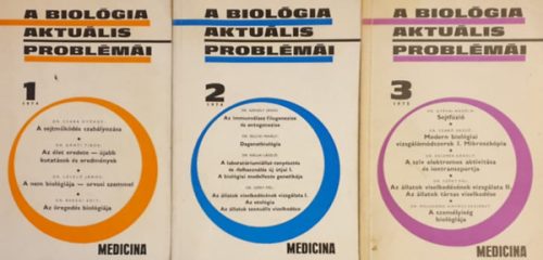 A biológia aktuális problémái 1-3. - Dr. Csaba György (szerk.)