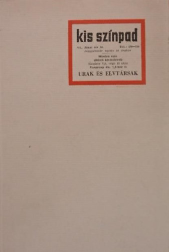 urak és elvtársak - Róna Tibor-Lirványi Károly