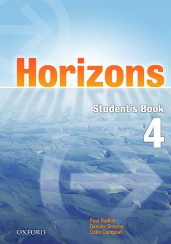 Horizons 4 - Student's Book - Radley-; Simons-; Daniela Simons; Campbell