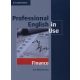 Professional English In Use - Finance (Inter-Adv.) - Ian MacKenzie