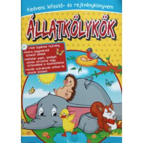 Állatkölykök - Kedvenc kifestő- és rejtvénykönyvem -
