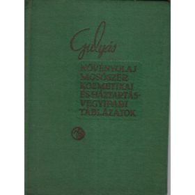   Növényolaj-, mosószer-, kozmetikai és háztartásvegyipari táblázatok - Műszaki Könyvkiadó