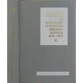   A magyar irodalom és irodalomtudomány bibliográfiája 1971-1975 II. (Szerzők: K-Z) - Pajkossy György (szerk.)