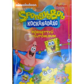 SpongyaBob Kockanadrág pörgettyű gyűjtőalbum -