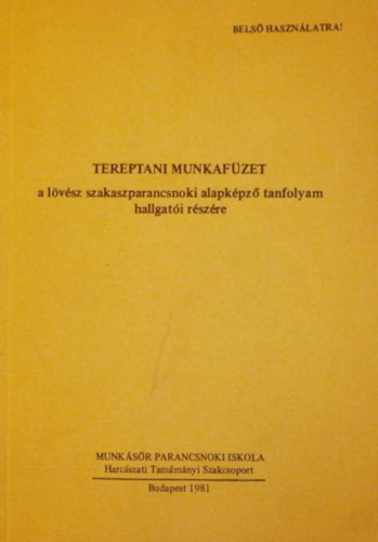 Tereptani munkafüzet - Mezei György (szerk.)