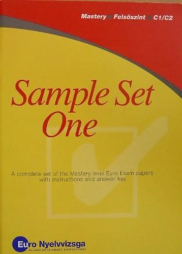 Sample Set One - Mastery FELSŐSZINT/C1/C2 - 