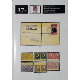   Hungarofila 17. bélyegárverés / Briefmarkenauktion, 2000. június 3. -