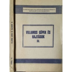 Villamos gépek és hajtások III. - Uray Vilmos