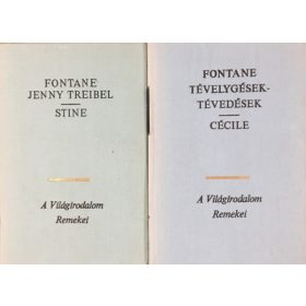   Stine + Tévelygések-tévedések - Cécile (2 kötet, A Világirodalom remekei) - Theodor Fontane