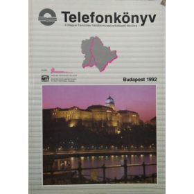   Telefonkönyv - Budapest 1992 (A Magyar Távközlési Vállalat Hivatalos Előfizetői Névsora) -