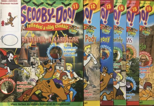 Scooby-Doo! magazin 11-16. lapszám - 2007 - 6 darab -