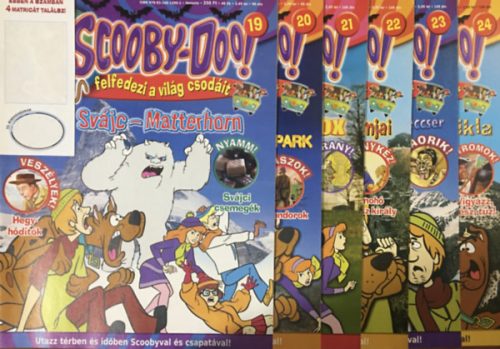 Scooby-Doo! magazin 19-24. lapszám - 2008 - 6 darab - 