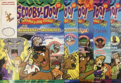 Scooby-Doo! magazin 25-29. - 2008 - 5 lapszám - 