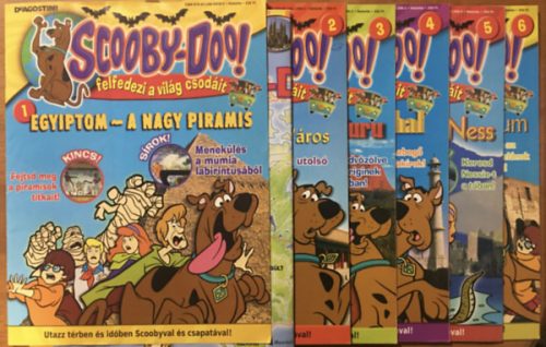 Scooby-Doo! magazin 1-6. lapszám - 2007 - 6 darab - 