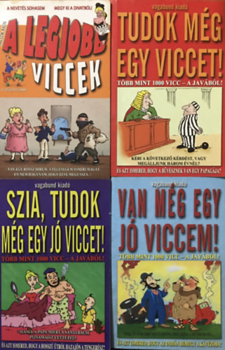 Viccek könyvcsomag (4 kötet) - Szőllősi Péter, Hallók Ákos