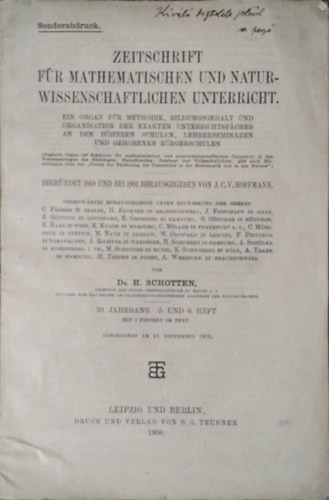 Der Rechenunterricht auf der Unterstufe der höheren Schulen - Goldziher Károly / Karl Goldziher