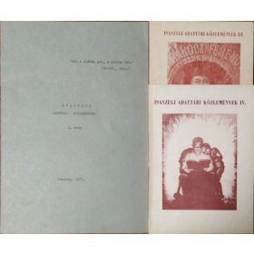   Isaszegi Adattári Közlemények I., III-IV. (3 kötet) - Dürr Sándor - Kovássy Zoltán - Szathmáry Zoltán (szerk.)