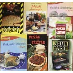 Szakácskönyv könyvcsomag 7 kötet -