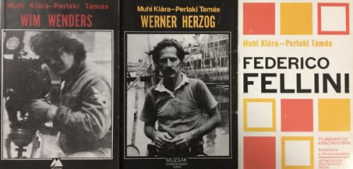 Filmbarátok Kiskönyvtára könyvcsomag - 3 kötet (Herzog, Fellini, Wenders) - Muhi Klára -Perlaki Tamás