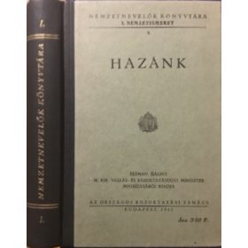 Nemzetnevelők könyvtára I./1.-Hazánk - Hóman Bálint