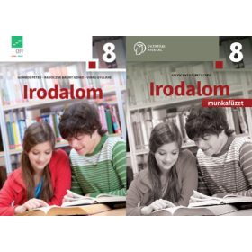   Irodalom 8. tankönyv + munkafüzet (2 kötet) - Radóczné Bálint Ildikó, Gombos Péter, Virág Gyuláné