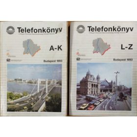 Telefonkönyv - Budapest 1993 - Matáv