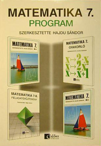 Matematika 7. Program - Dr. Czeglédy-Dr. Hajdu-Novák-Dr. Sümegi-Zankó