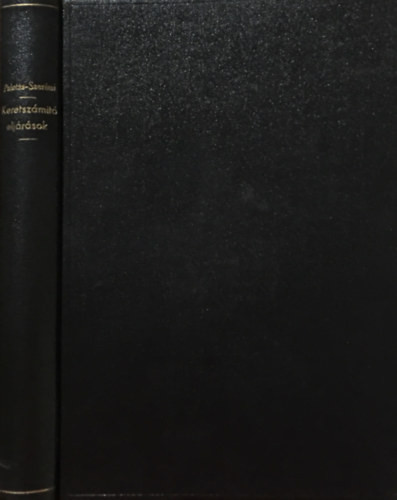 Keretszámító eljárások - Dr Palotás László