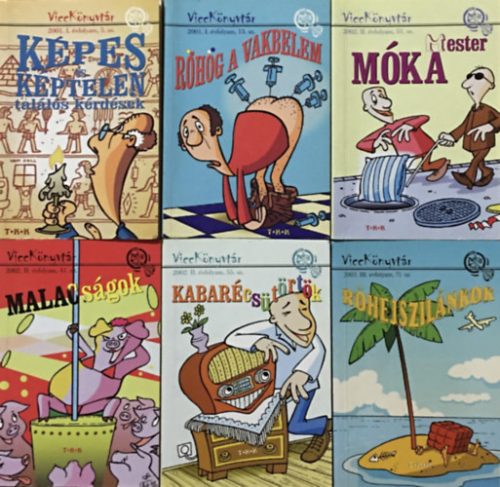 ViccKönyvtár könyvcsomag 6 kötet -