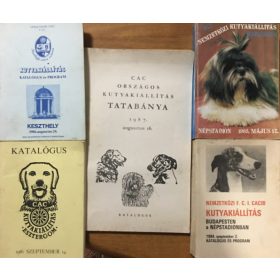 Kutyakiállítás - Katalógus könyvcsomag (5 kötet) -