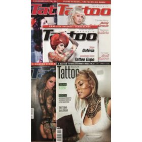   Tattoo magazin - 2012 - 4 db + 2013. április - Horányi Krisztián (Főszerk.)