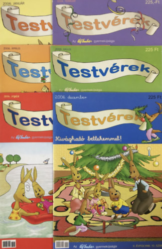 Testvérek - Az Új Ember gyermekújságja 6 db - dr. Papp Tamás