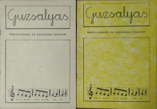 Guzsalyas, I. évf. 1-2. szám (2 lapszám) - Petrás Anna (szerk.)