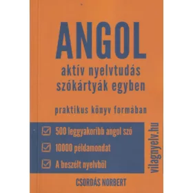   Angol aktív nyelvtudás szókártyák egyben - Csordás Norbert
