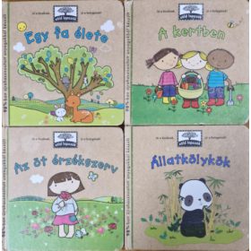   Zöld lapozók: Állatkölykök + Egy fa élete + A kertben + Az öt érzékszerv - Leslie Bockol