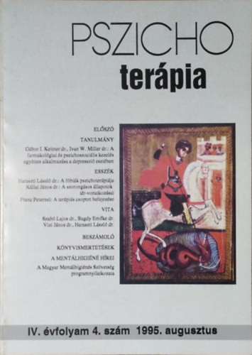 Pszichoterápia, IV. évf. 4. szám (1995. augusztus) - Buda Béla (szerk.)
