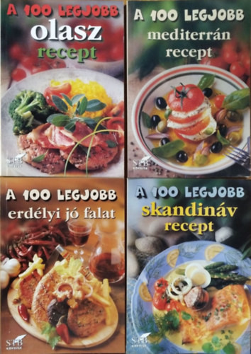 A 100 legjobb ... recept-könyvcsomag (4 füzet) -