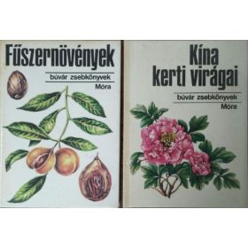  2 db Búvár Zsebkönyvek, Kína kerti virágai, Fűszernövények - 