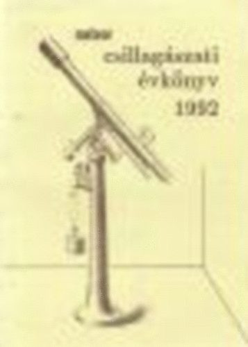 Meteor csillagászati évkönyv 1992 - Holl A.-Mizser A.-Taracsák G.