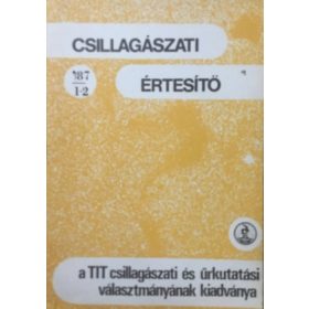   Modern kozmológia (Csillagászati értesítő 1987/1-2. szám) - Abonyi-Paál-Tihanyi