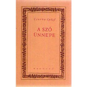 A szó ünnepe - Csorba Győző