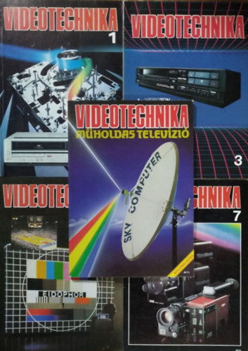 Videotechnika 1., 3., 6., 7. + Műholdas televízió (Különkiadás) (5 lapszám) - 