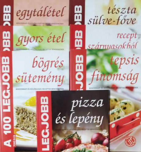 "A 100 legjobb..." könyvcsomag (7 receptfüzet) - Toró Elza