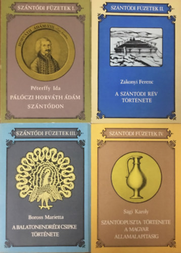 Szántódi füzetek I-VIII - (8 helytörténeti füzet) - Több szerző