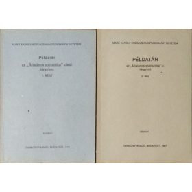  Példatár az Általános statisztika című tárgyhoz I-II. - Melega Tiborné és mások