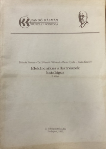 Elektronikus alkatrészek katalógus II. - 