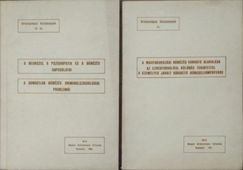 2 kötet a Kriminológiai Közlemények sorozatból - Hack Péter - Polt Péter (szerk.)